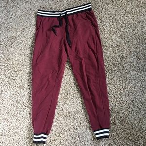 Maroon Colored Joggers